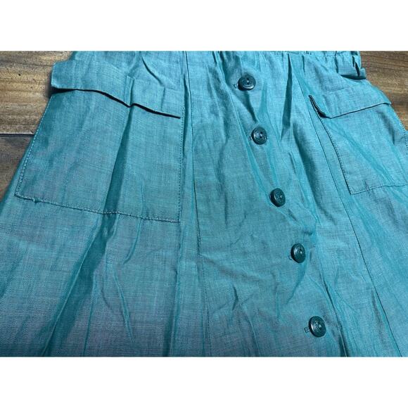 VTG 50s Girl Scout Uniform Dress Green Girls 10/12 Buttons Costume - Picture 2 of 15